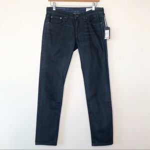 NWT Rag & Bone Dre Low Rise Slim Boyfriend Jeans in Midnight Blue